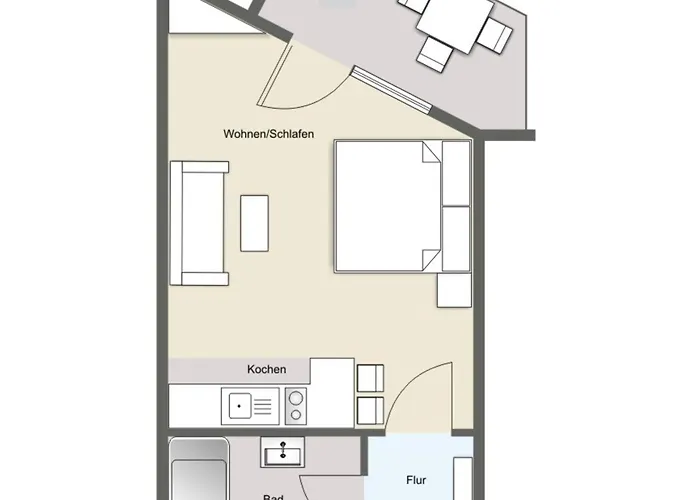 Apartman Appartementhaus Bracht - Kleine Welle *